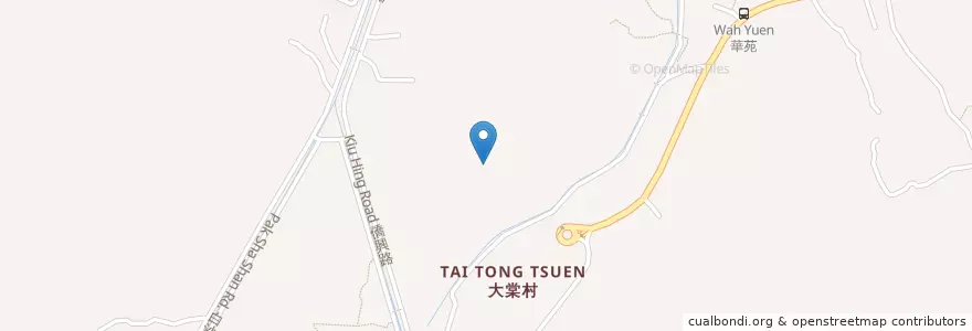 Mapa de ubicacion de 白沙村(3)公廁 Pak Sha Tsuen (3) Public Toilet en Китай, Гонконг, Гуандун, Новые Территории, 元朗區 Yuen Long District.