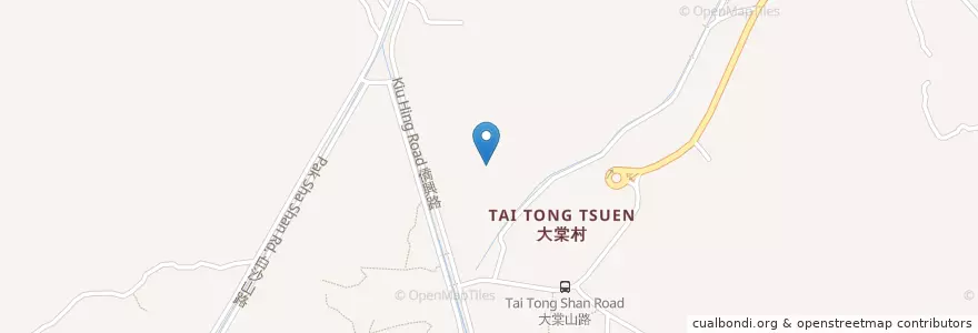 Mapa de ubicacion de 黃泥墩(1)公廁 en 中国, 香港, 广东省, 新界, 元朗區.