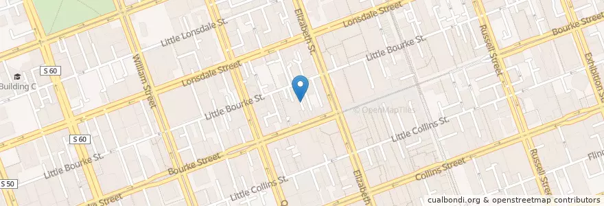 Mapa de ubicacion de Portello Rosso en Avustralya, Victoria, City Of Melbourne.