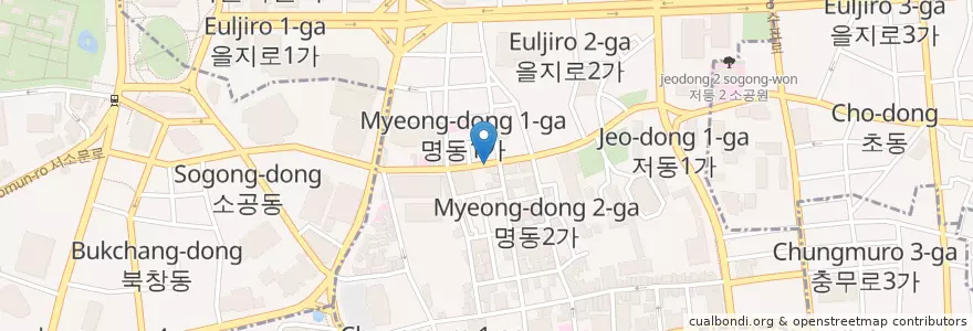 Mapa de ubicacion de 32cm Tall Ice Cream en Coreia Do Sul, Seul, 명동.