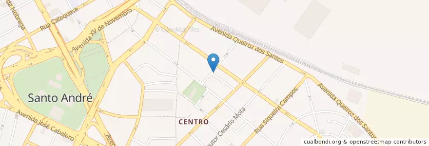 Mapa de ubicacion de Salgados Kau Nick en البَرَازِيل, المنطقة الجنوبية الشرقية, ساو باولو, Região Geográfica Intermediária De São Paulo, Região Metropolitana De São Paulo, Região Imediata De São Paulo, Santo André.