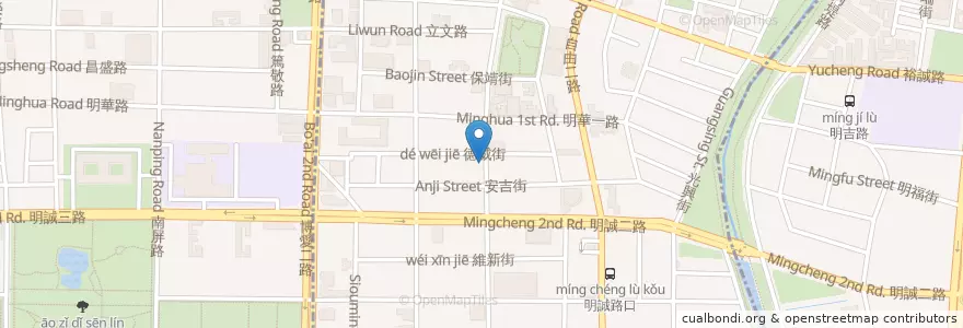 Mapa de ubicacion de 佳味燒肉飯 en 台湾, 高雄市, 三民区, 左営区.