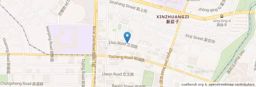 Mapa de ubicacion de 菩善蔬圓 en Taiwán, Kaohsiung, 左營區.