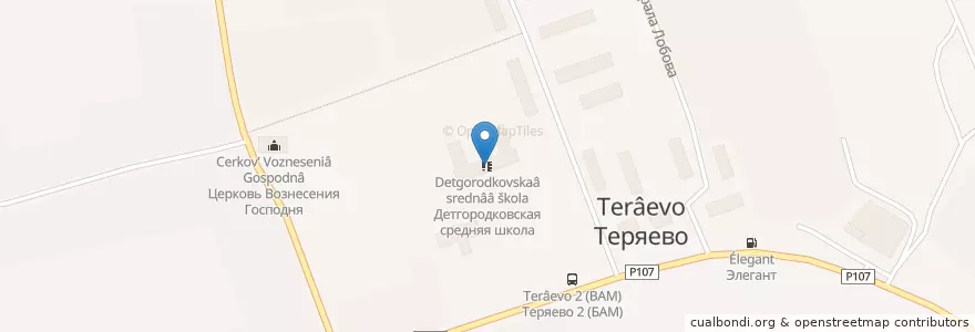 Mapa de ubicacion de Детгородковская средняя школа en Rusland, Centraal Federaal District, Oblast Moskou, Волоколамский Городской Округ.