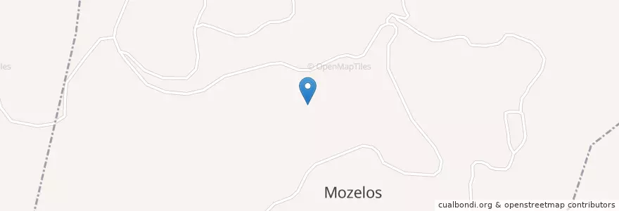Mapa de ubicacion de Mozelos en Portugal, North, Alto Minho, Viana Do Castelo, Paredes De Coura, Mozelos.