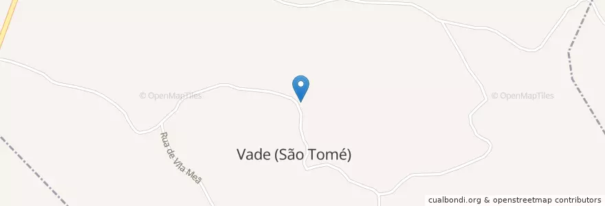 Mapa de ubicacion de Vade (São Tomé) en Portugal, Nord, Alto Minho, Viana Do Castelo, Ponte Da Barca, Vade (São Tomé).