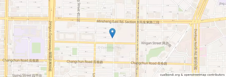 Mapa de ubicacion de 嗜吃好食 en Taiwan, 新北市, Taipé, 松山區.