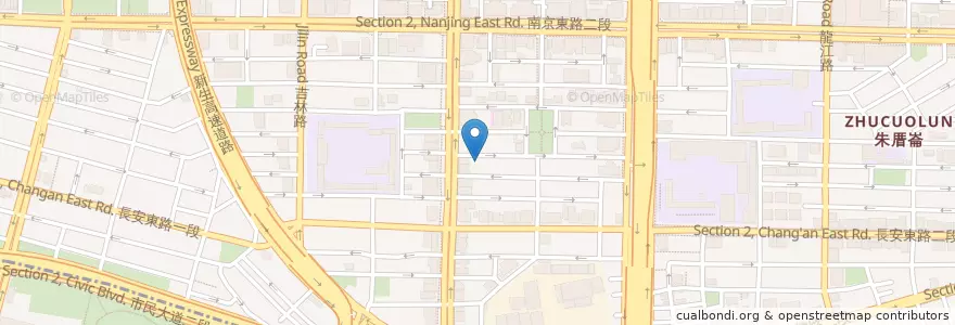 Mapa de ubicacion de 法國玫瑰 en Taïwan, Nouveau Taipei, Taipei, District De Zhongshan.