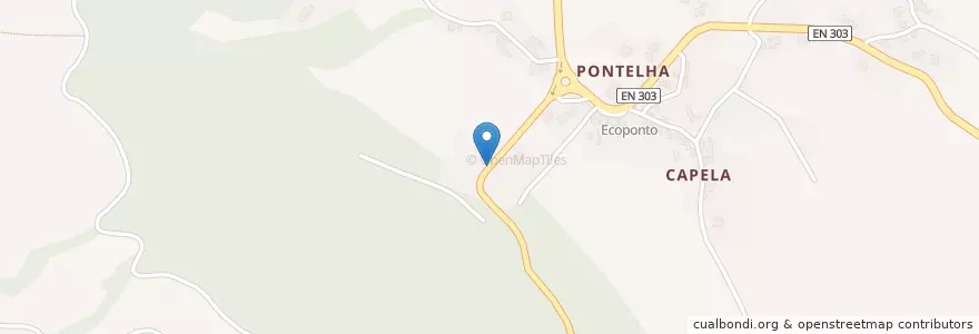 Mapa de ubicacion de Candemil e Gondar en Portekiz, Norte, Alto Minho, Viana Do Castelo, Vila Nova De Cerveira, Candemil E Gondar.