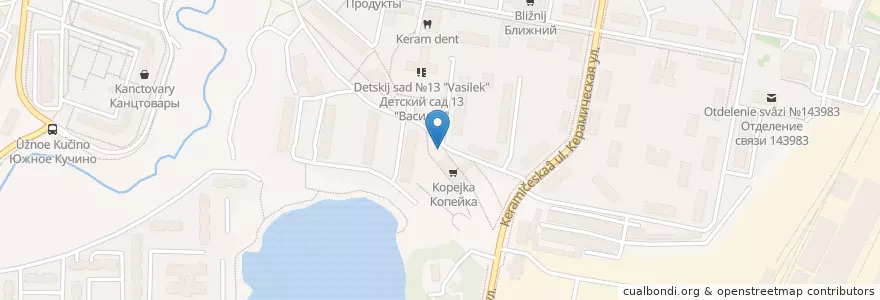 Mapa de ubicacion de Суши Тут en روسيا, Центральный Федеральный Округ, محافظة موسكو, Городской Округ Балашиха.