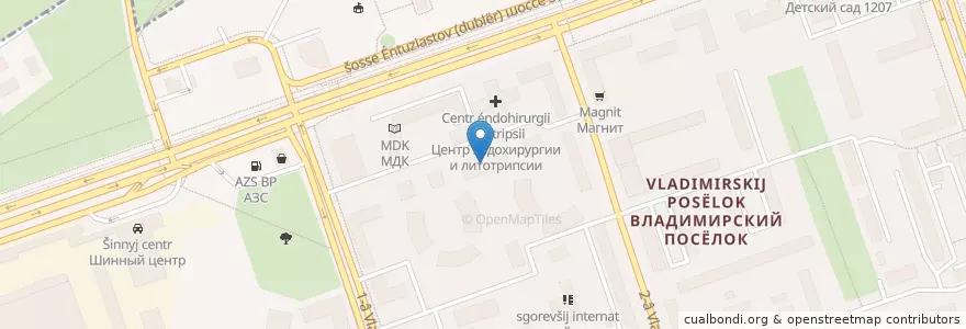 Mapa de ubicacion de Техно-Дент en 俄罗斯/俄羅斯, Центральный Федеральный Округ, Москва, Восточный Административный Округ.
