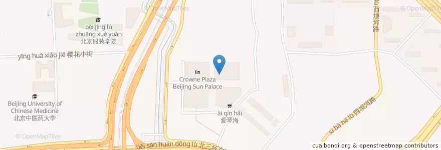 Mapa de ubicacion de 红星太平洋电影城 en Китай, Пекин, Хэбэй, Район Чаоян.
