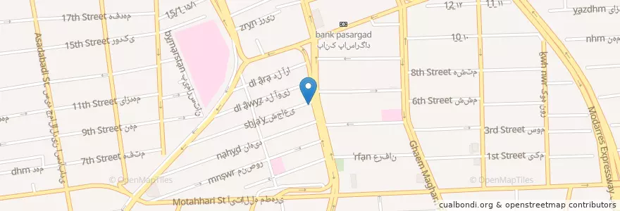 Mapa de ubicacion de داروخانه دکتر فرازی en Iran, Téhéran, شهرستان تهران, Téhéran, بخش مرکزی شهرستان تهران.