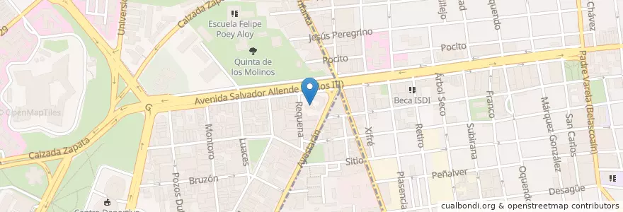 Mapa de ubicacion de Clínica Veterinaria en Cuba, La Habana.