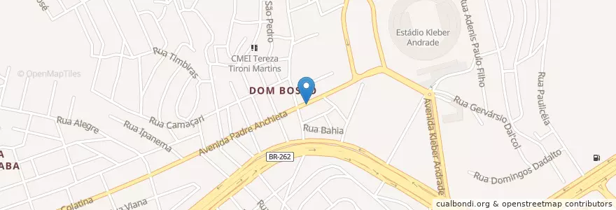 Mapa de ubicacion de Restaurante Dona Anna en Brésil, Région Sud-Est, Espírito Santo, Região Geográfica Intermediária De Vitória, Região Metropolitana Da Grande Vitória, Microrregião Vitória, Cariacica.