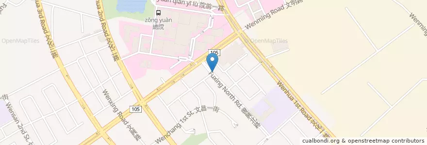 Mapa de ubicacion de 東北斤餅牛肉麵 en 臺灣, 桃園市.
