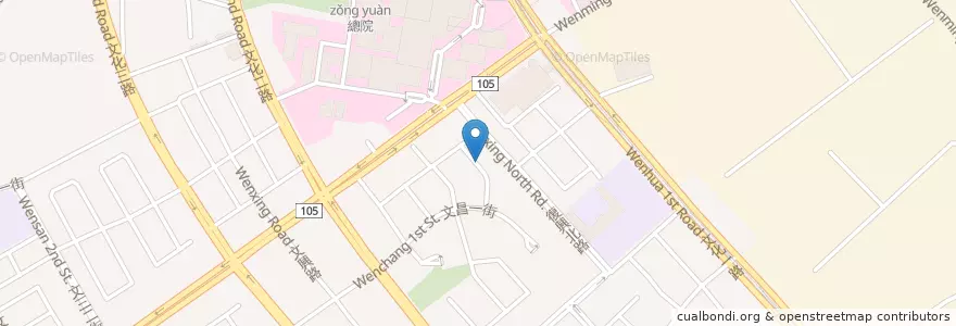 Mapa de ubicacion de 張家魷魚羹魯肉飯 en 台湾, 桃園市, 亀山区.