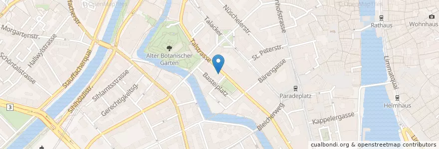 Mapa de ubicacion de VP Bank en Suisse, Zurich, District De Zurich, Zurich.