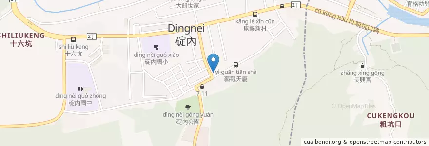 Mapa de ubicacion de 原味真鍋 碇內店 en 臺灣, 臺灣省, 瑞芳區, 基隆市, 暖暖區.