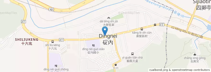 Mapa de ubicacion de 華碇中醫診所 en 台湾, 台湾省, 基隆市, 暖暖区.