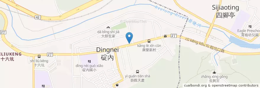 Mapa de ubicacion de 日??豆漿店 en 臺灣, 臺灣省, 瑞芳區, 基隆市, 暖暖區.