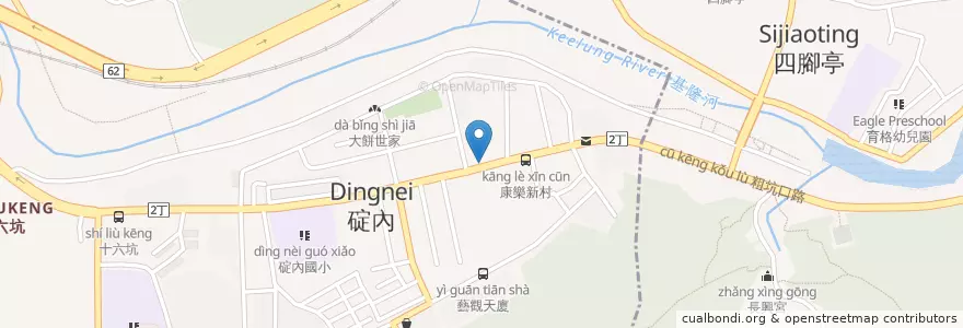 Mapa de ubicacion de 康合診所 en 臺灣, 臺灣省, 瑞芳區, 基隆市, 暖暖區.