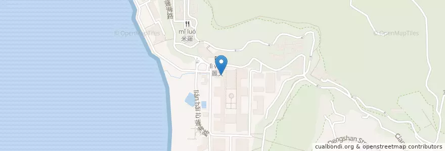 Mapa de ubicacion de 電子商務研究院 en Taiwán, Kaohsiung, 鼓山區.