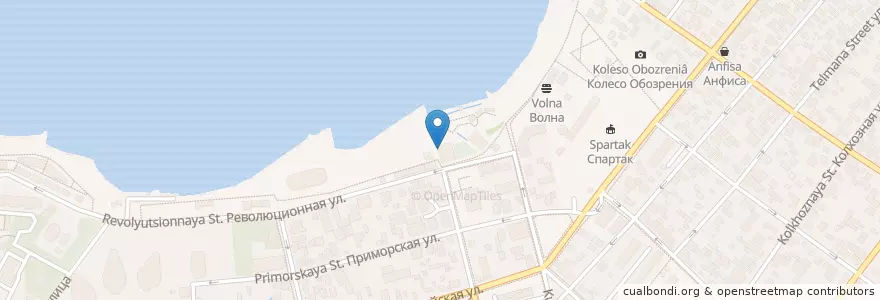 Mapa de ubicacion de Додо Пицца en 俄罗斯/俄羅斯, 南部联邦管区, 克拉斯诺达尔边疆区, Городской Округ Геленджик.