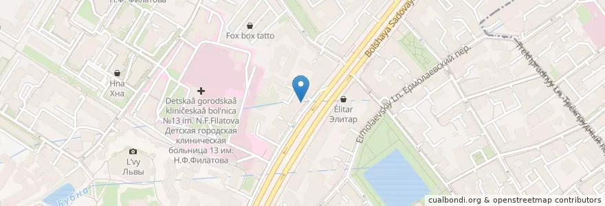 Mapa de ubicacion de Stories en 러시아, Центральный Федеральный Округ, Москва, Центральный Административный Округ, Пресненский Район.