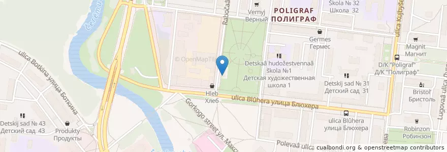 Mapa de ubicacion de Жигули en Rusia, Distrito Federal Central, Óblast De Yaroslavl, Рыбинский Район, Городской Округ Рыбинск.