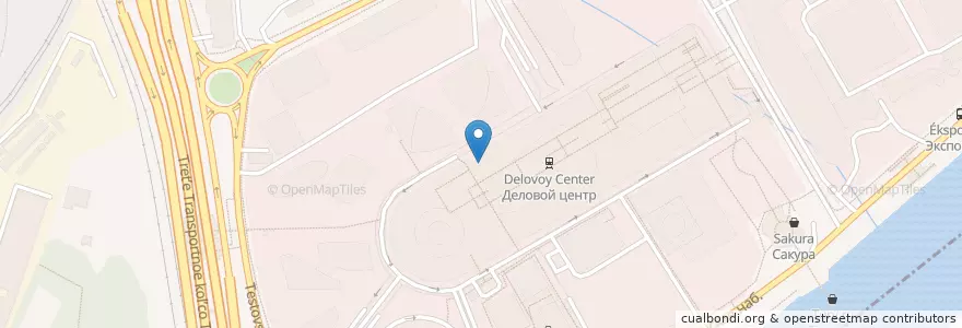 Mapa de ubicacion de TGI Fridays en Rusland, Centraal Federaal District, Moskou, Центральный Административный Округ, Пресненский Район.