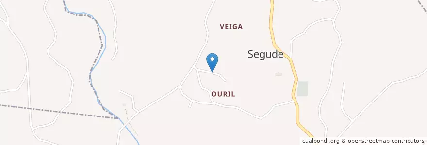 Mapa de ubicacion de Segude en Portekiz, Norte, Alto Minho, Viana Do Castelo, Monção, Segude.