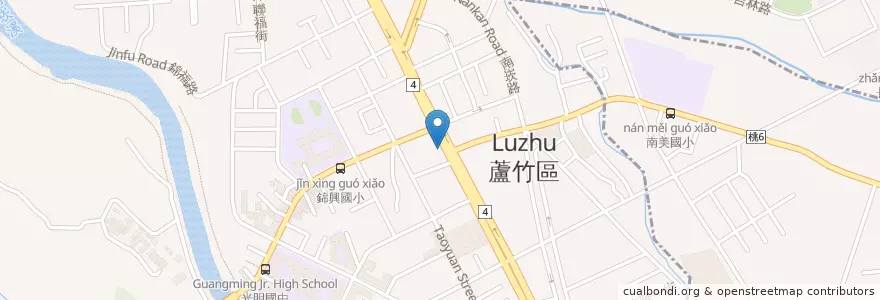 Mapa de ubicacion de 麥當勞 en 臺灣, 桃園市, 蘆竹區.