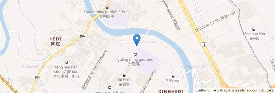 Mapa de ubicacion de 八方雲集 en Taiwan, 桃園市, 蘆竹區.