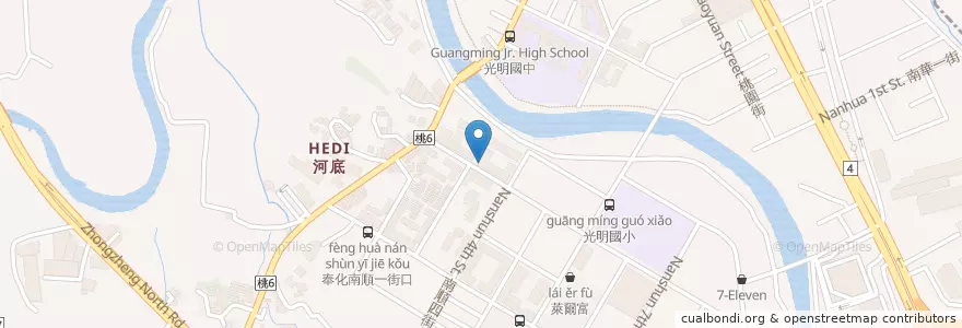 Mapa de ubicacion de 長老教會蘆竹教會 en Taiwan, Taoyuan, Luzhu.