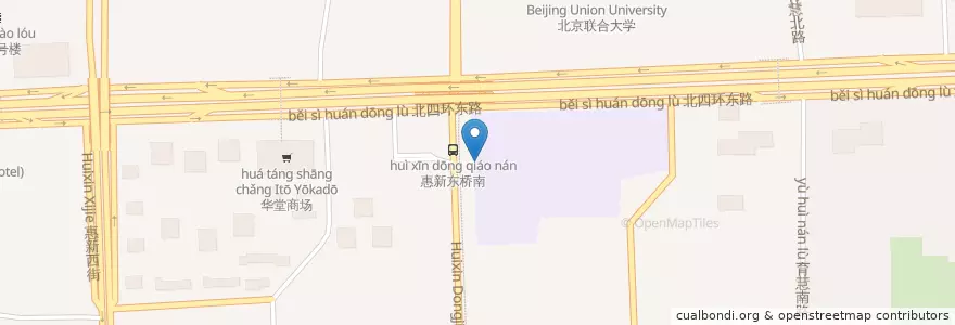 Mapa de ubicacion de 招商银行 en China, Pequim, Hebei, 朝阳区 / Chaoyang.