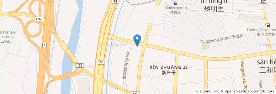 Mapa de ubicacion de Le Chien樂享森 en 台湾, 台中市, 南屯区.