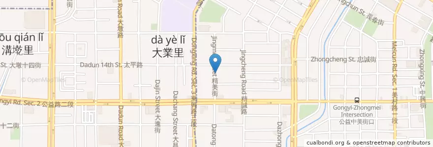 Mapa de ubicacion de B.B.House 美式餐廳 en Taiwan, Taichung.