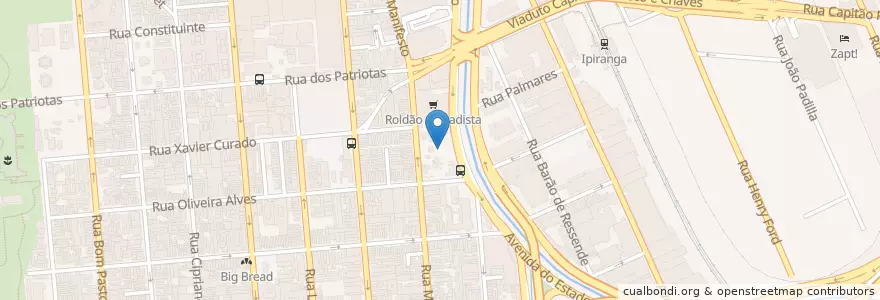 Mapa de ubicacion de Sabesp en Brasil, Región Sudeste, San Pablo, Região Geográfica Intermediária De São Paulo, Região Metropolitana De São Paulo, Região Imediata De São Paulo, San Pablo.