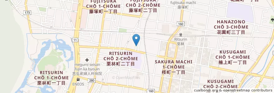 Mapa de ubicacion de 金山神社 en Япония, Кагава, 高松市.