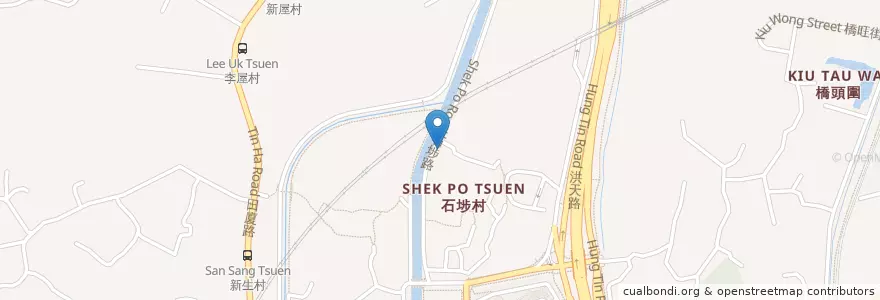 Mapa de ubicacion de 石埗村公廁 Shek Po Tsuen Public Toilet en China, Hong Kong, Cantão, Novos Territórios, 元朗區 Yuen Long District.
