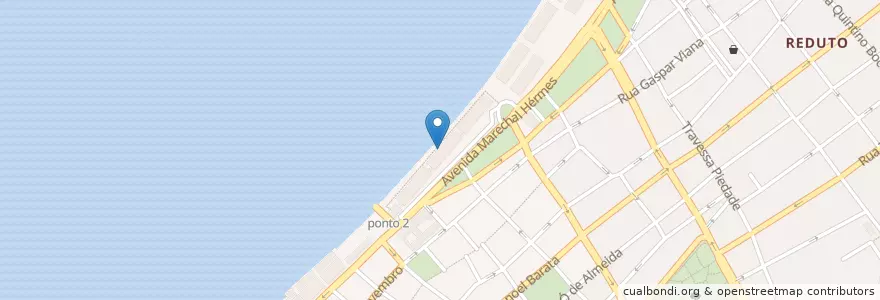 Mapa de ubicacion de Lá em Casa en 브라질, 북부지방, 파라, Região Geográfica Intermediária De Belém, Microrregião De Belém, 벨렝.