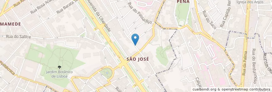 Mapa de ubicacion de cantinho são jose en Portugal, Área Metropolitana De Lisboa, Lisboa, Grande Lisboa, Lisbon.