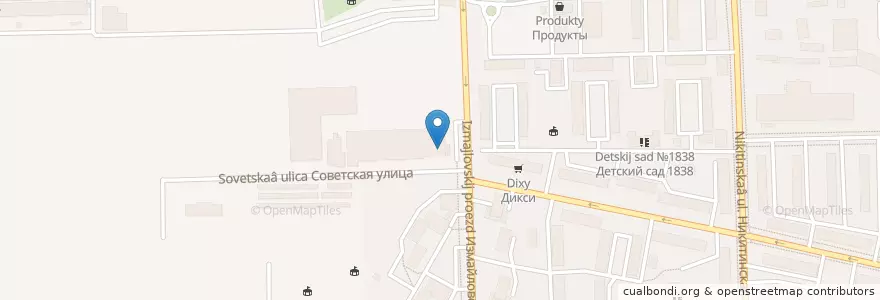 Mapa de ubicacion de Лола en 러시아, Центральный Федеральный Округ, Москва, Восточный Административный Округ, Район Измайлово.