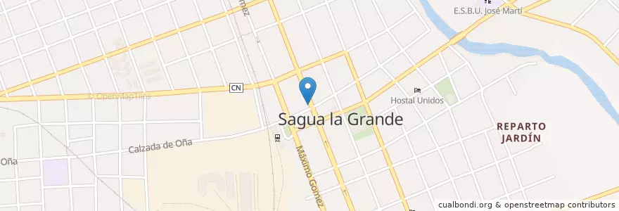 Mapa de ubicacion de Portal ARTEX en كوبا, Villa Clara, Sagua La Grande, Ciudad De Sagua La Grande.