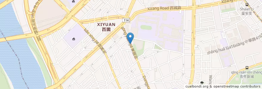 Mapa de ubicacion de 喜相逢 西點麵包 en Tayvan, 新北市, Taipei, 萬華區.