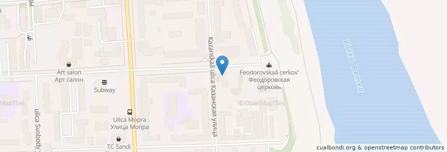 Mapa de ubicacion de G Kebab en Russia, Circondario Federale Del Volga, Кировская Область, Городской Округ Киров.