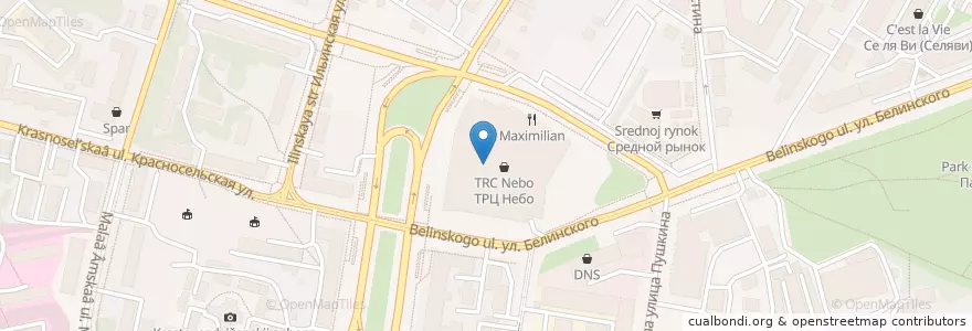 Mapa de ubicacion de Mad Dog en Rusia, Приволжский Федеральный Округ, Óblast De Nizhni Nóvgorod, Городской Округ Нижний Новгород.