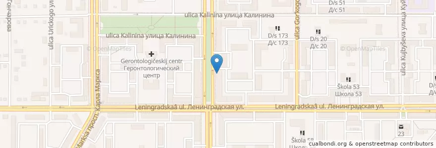 Mapa de ubicacion de СМП Банк en روسيا, منطقة فيدرالية أورالية, أوبلاست تشيليابنسك, Магнитогорский Городской Округ.