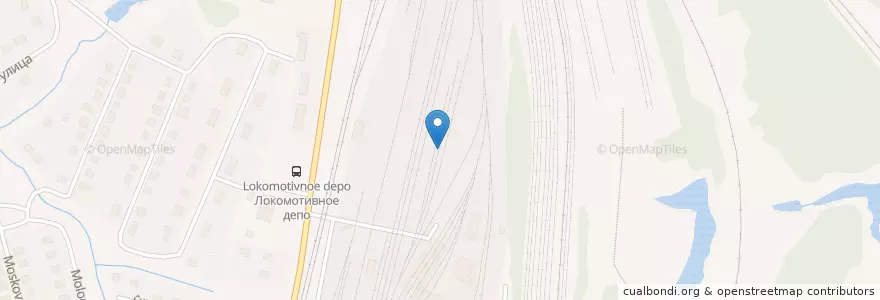 Mapa de ubicacion de Пожарный поезд ст. Ожерелье en Rusland, Centraal Federaal District, Oblast Moskou, Городской Округ Кашира.